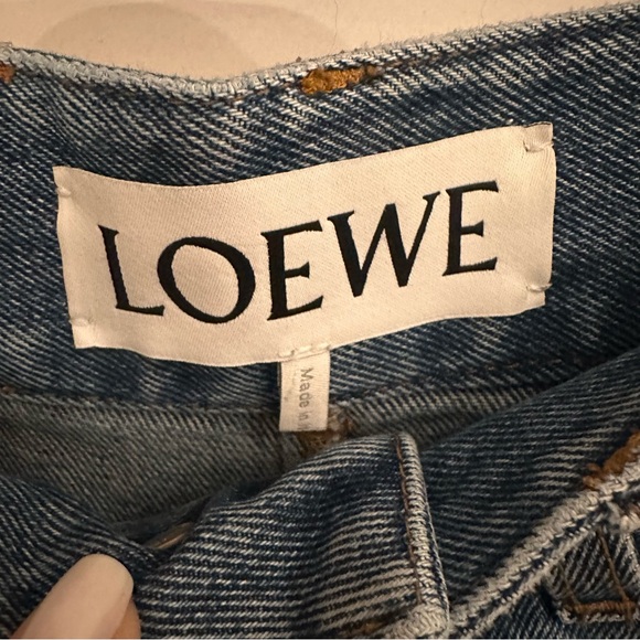 LOEWE
Anagram appliquéd high-rise wide-leg jeans 36FR - Picture 4 of 16